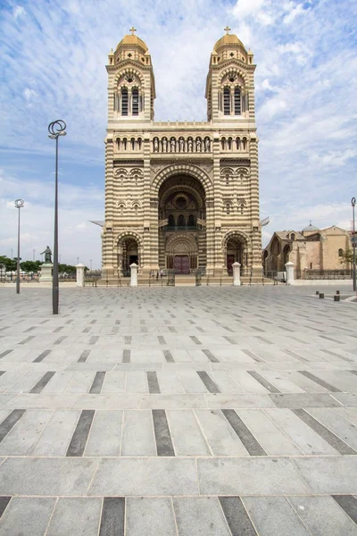 马赛大教堂法国 — 图库照片