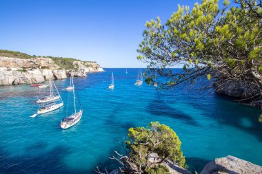 Macarella beach, Menorca, İspanya
