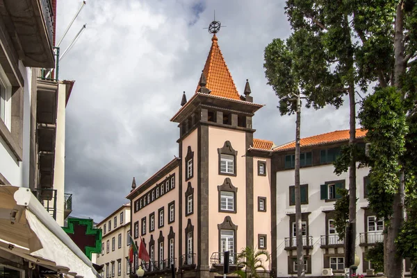 Historische stad centrum van Funchal, Madeira, Portugal — Stockfoto