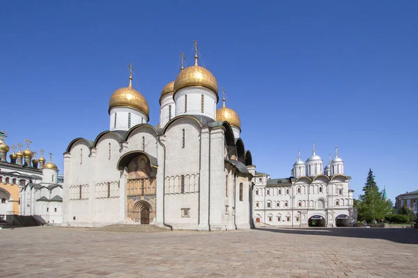 莫斯科克里姆林宫的大天使大教堂 — 图库照片