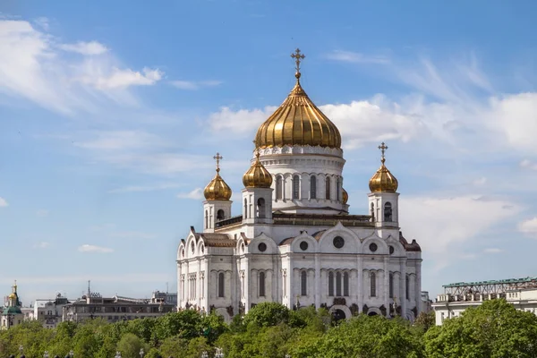 Kathedraal van Christus de Verlosser in Moskou, Rusland — Stockfoto