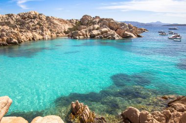 Spiaggia di Cala Coticcio, Sardegna, İtalya