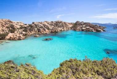 Spiaggia di Cala Coticcio, Sardegna, İtalya