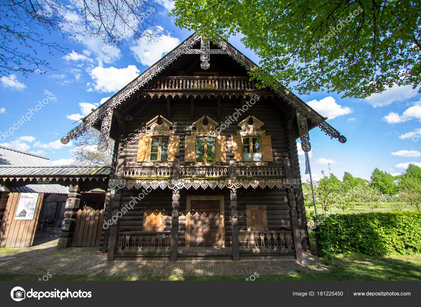 House on the Russian Colony Alexandrowka, Potsdam, Germany — Stock