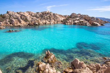 Spiaggia di Cala Coticcio, Sardegna, İtalya