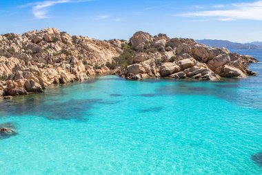 Spiaggia di Cala Coticcio, Sardegna, İtalya