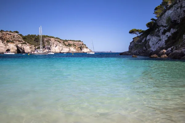 Macarelleta Strand, Menorca, Spanien — Stockfoto