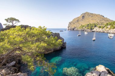 Bağlantı noktası Sa Calobra Mallorca, İspanya 