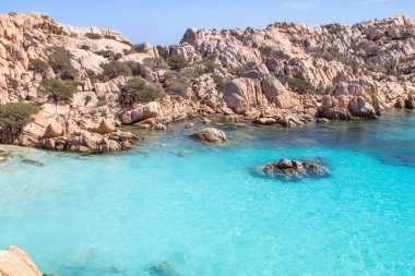 Spiaggia di Cala Coticcio, Sardegna, İtalya