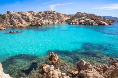 Spiaggia di Cala Coticcio, Sardegna, İtalya