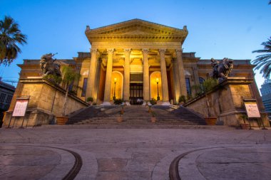 Massimo tiyatro Palermo, Sicilya Adası, İtalya