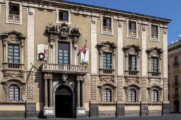 Palacio Del Seminario Los Clérigos Catania Isla Sicilia Italia —  Fotos de Stock