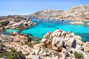 Spiaggia di Cala Coticcio, Sardegna, İtalya