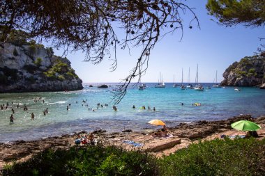 Macarella beach, Menorca, İspanya