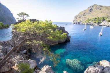 Bağlantı noktası Sa Calobra Mallorca, İspanya 
