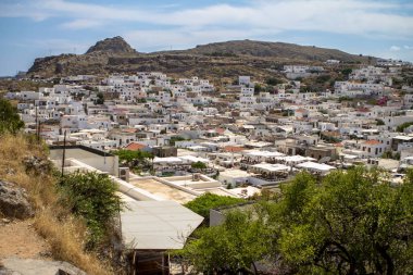 Yunan mimarisinde tipik: Rodos, Yunanistan