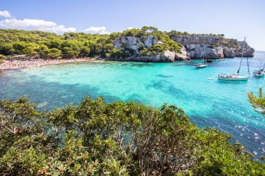 Macarella beach, Menorca, İspanya