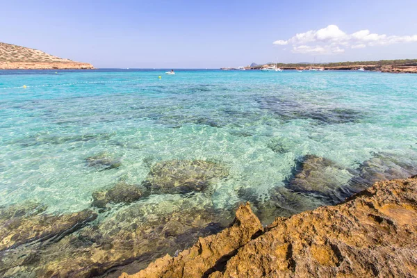 Cala Conta, eiland Ibiza, Spanje — Stockfoto