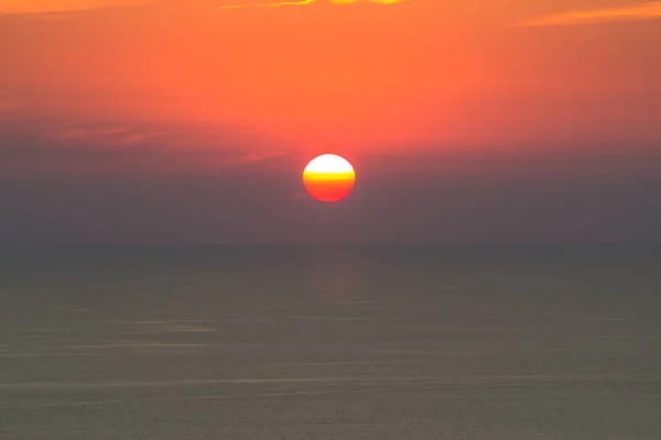 Puesta de sol en las nubes — Foto de Stock