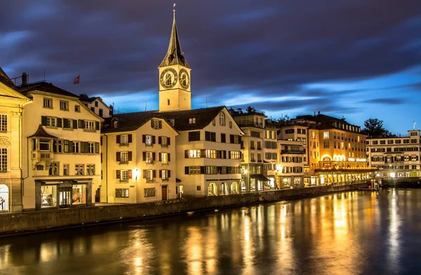 Zürich, St.-Peter-Kirche — Stockfoto