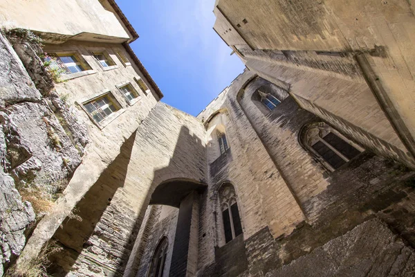 Popes palace i avignon, Frankrike — Stockfoto