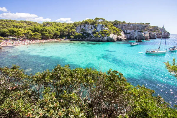 Macarella beach, Menorca, Espanha — Fotografia de Stock