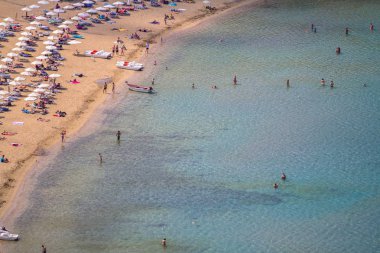 Lindos bay, Rhodos, Yunanistan
