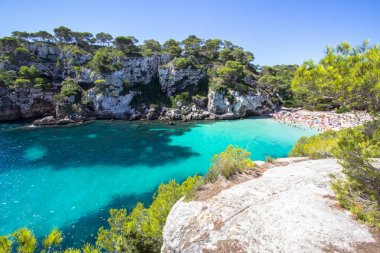 Macarelleta beach, Menorca, İspanya