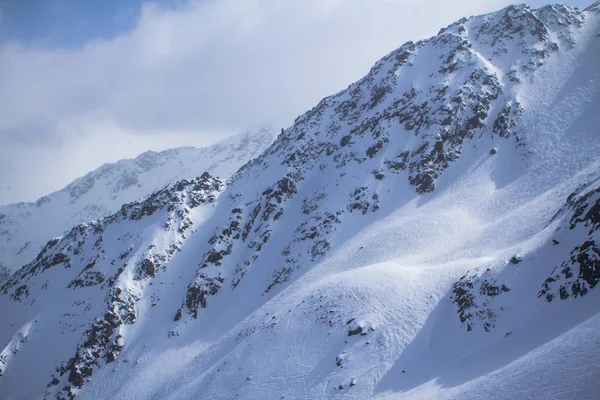 Zermatt karlı dağlar — Stok fotoğraf