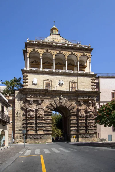 Porta Nuovo, Palermo, Italy — Zdjęcie stockowe
