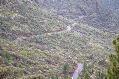 Dağlardaki Dönemeç Yol
