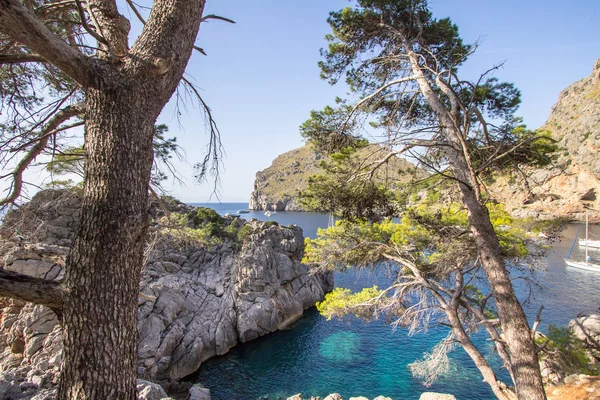 Bağlantı noktası Sa Calobra Mallorca, İspanya 