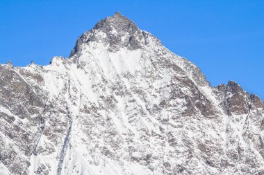 Saas Fee, İsviçre dağ aralığında