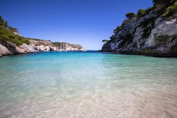 Praia Macarelleta, Menorca, Espanha — Fotografia de Stock