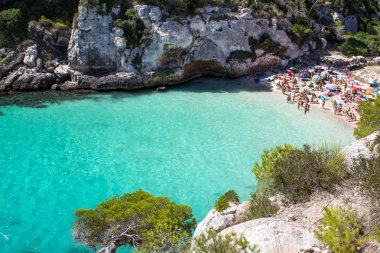 Macarelleta beach, Menorca, İspanya