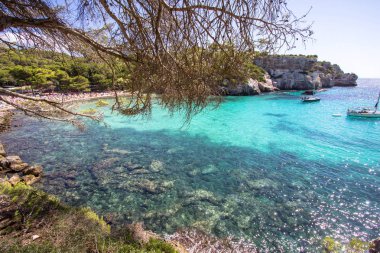 Macarella beach, Menorca, İspanya