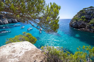 Macarelleta beach, Menorca, İspanya