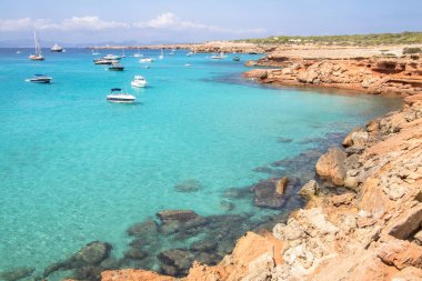 Cala Saona beach, Formentera, Spain