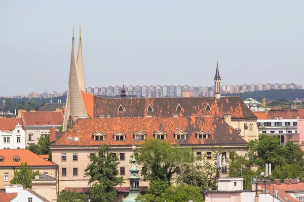 Panoraamanäkymät Prahaan — kuvapankkivalokuva