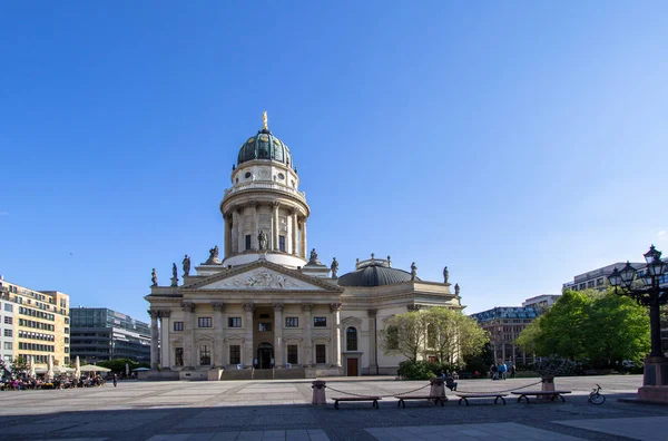 French Cathedral at the Gendarmenmarkt, Berlin, Germany — Stock Photo, Image