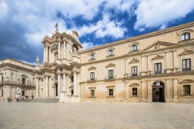 Syracuse, Sicilya, İtalya (Duomo) Katedrali