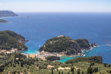 Palaiokastritsa, Corfu, Yunanistan adada