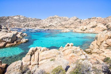 Spiaggia di Cala Coticcio, Sardegna, İtalya