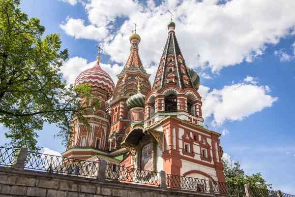 Saint basil Katedrali, Moskova, Rusya — Stok fotoğraf