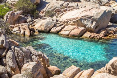 Spiaggia di Cala Coticcio, Sardegna, İtalya