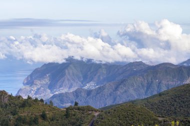 Dağ manzarası Madeira, Portekiz