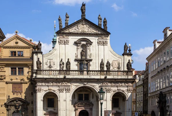 Kirche von san salvatore, Prag — Stockfoto