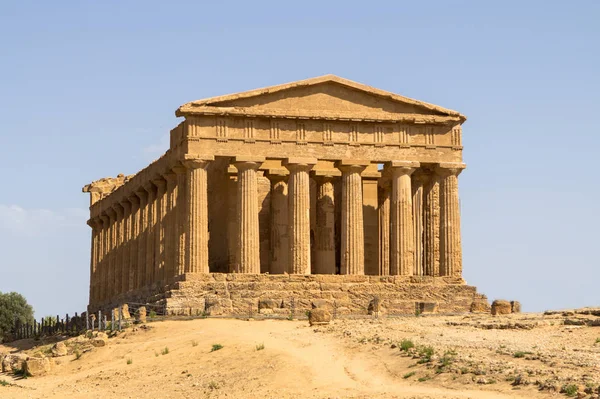 O Templo de Concordia, Agrigento, Itália — Fotografia de Stock