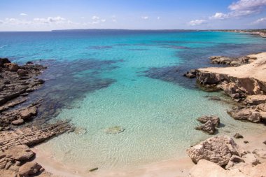 Es Calo des Mort beach, Formentera, Spain