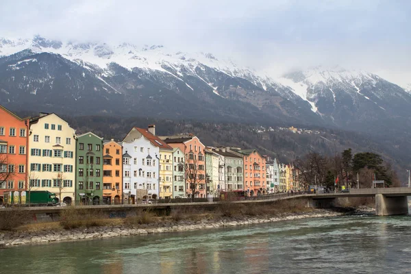 Набережная Инсбрука, Австрия — стоковое фото